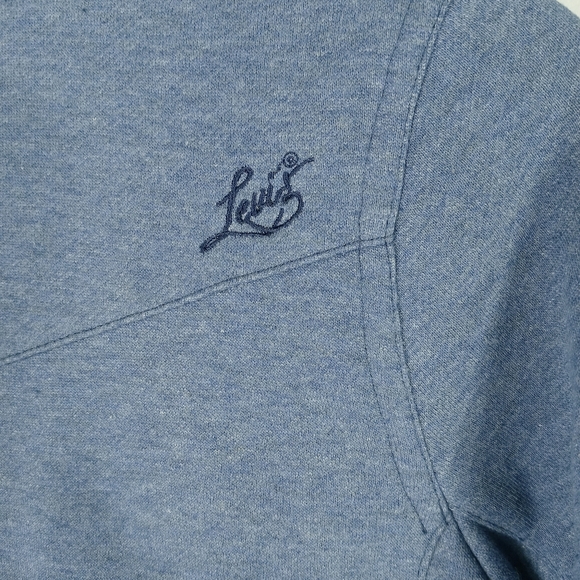 Levi's Full Zip Asymmetrical Jacket Blue Pockets Girls Large 12-13 years  NEW - Picture 6 of 11